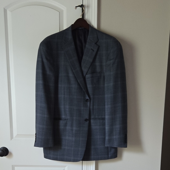 Tommy Hilfiger Men's Blue Blazer 100% Wool Size 42R